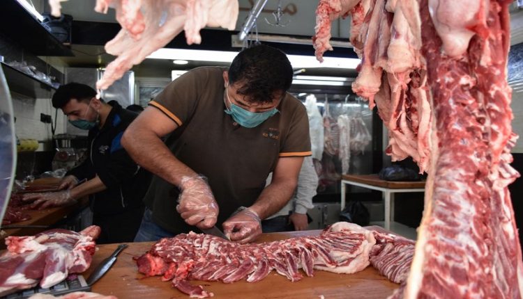 جمعية اللحامين في دمشق العجل