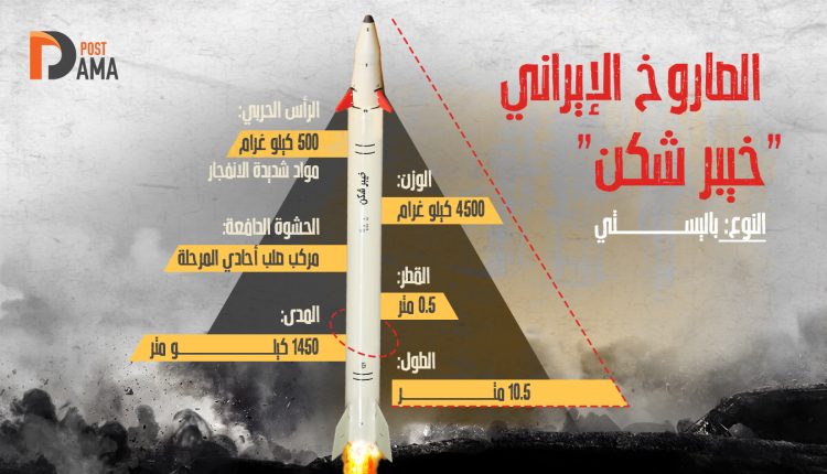 الصاروخ الإيراني "خيبر شكن"