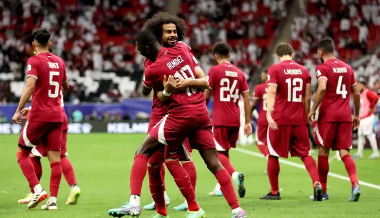 لاعبو منتخب قطر