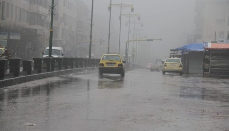 شهد أغلب المحافظات خلال الأربع والعشرين ساعة الماضية هطولات مطرية متفاوتة الغزارة سجل أعلاها 25 مم في طرطوس.