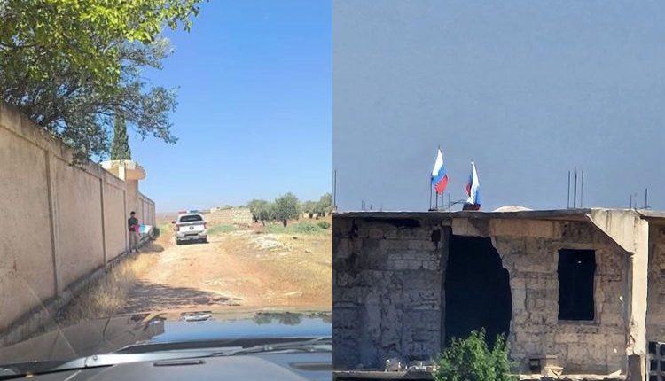 أعلام روسية فوق مبنى مهجور قرب نبل تثير جدلًا واسعًا ما القصة؟