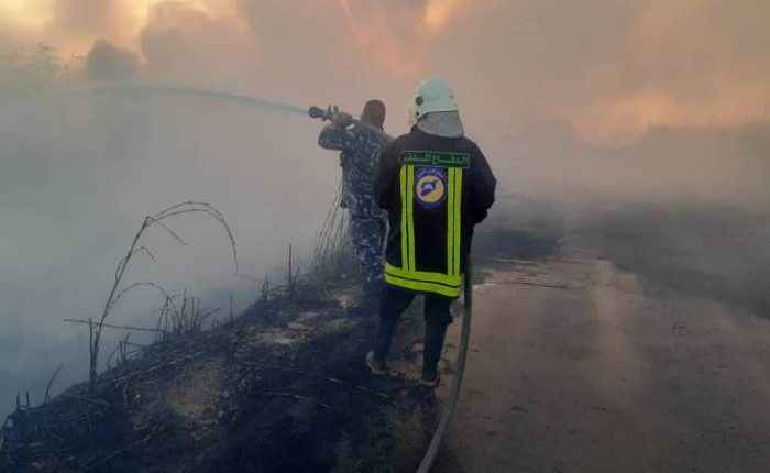 الدفاع المدني السوري الساحل السوري حرائق إخماد