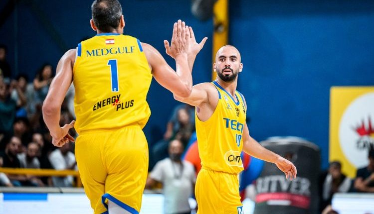 دوري لبنان لكرة السلة نادي الرياضي بيروت نادي الحكمة صالة غزير ضالة المناراة