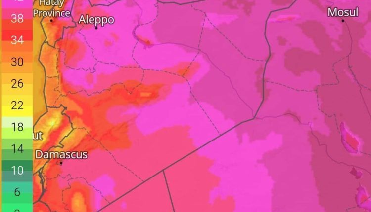سوريا-تستقبل-موجة-حر-جديدة-درجات-الحرا