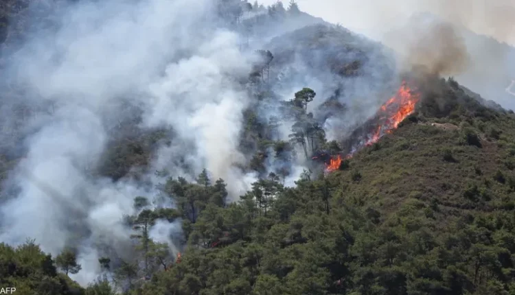 إغلاق معبر كسب الحدودي مؤقتًا بسبب الحرائق.. وجهود إقليمية لمواجهة الكارثة
