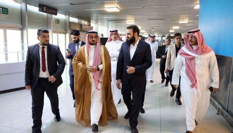 وفد سعودي رسمي كبير مطار دمشق الدولي مدير مؤسسة الطيران المدني سوريا السعودية تأهيل قطاع الطيران