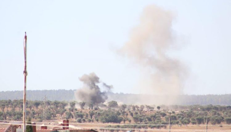 قصف-تركي-يستهدف-محيط-سد-تشرين-بريف-حلب