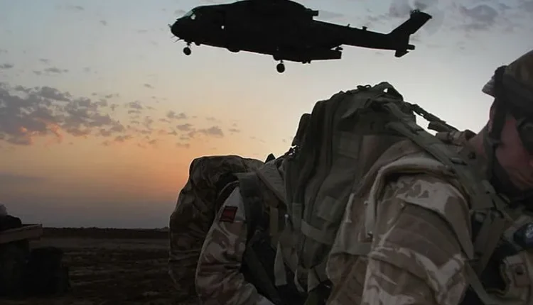 انزال للتحالف الدولي في أطمة