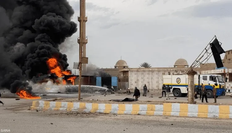 تنظيم داعش هجوم على حاجز أمني داخلي في مدينة الميادين دير الزور ريف حلب سوريا العراق القيادة المركزية الأمريكية