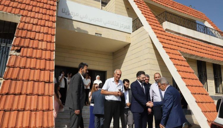 وزير الثقافة محمد ياسين الصالح مرمريتا حمص