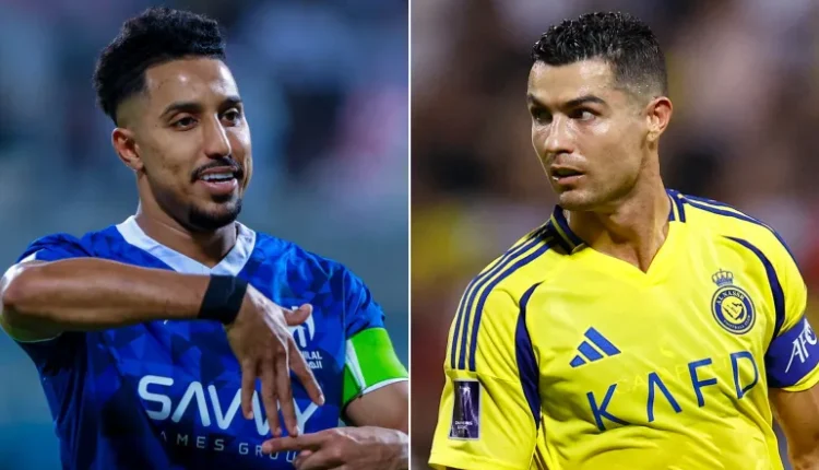 فريق النصر السعودي فريق الهلال كريستيانو رونالدو رياض محرز ساديو ماني أستاد هونغ كونغ