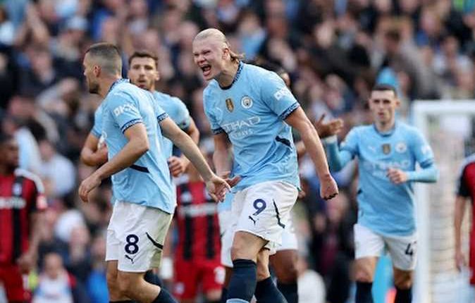 مانشستر سيتي يحقق فوزاً كبيرأ على نابولي بنتيجة 2-0 في افتتاح دوري أبطال أوروبا 202-2026 هالاند دوكو