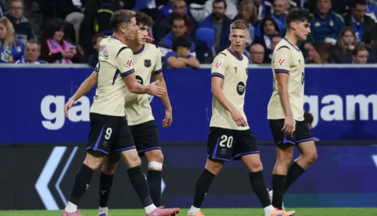 برشلونة يحقق ريمونتادا على ريال أوفييدو بنتيجة 3-1 ضمن منافسات الجولة السادسة من الدوري الإسباني ليفاندوفيسكي لامين يامال