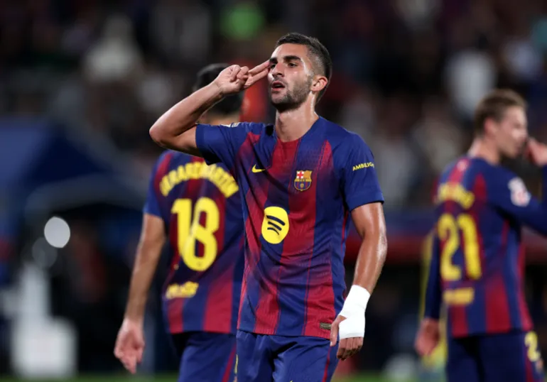 برشلونة يكتسح خيتافي بتلاثية في الدوري الإسباني فران توريس