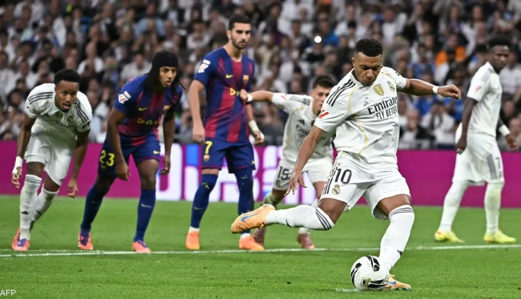 ريال مدريد يقتنص كلاسيكو البرنابيو الدوري الإسباني كيليان مبابي