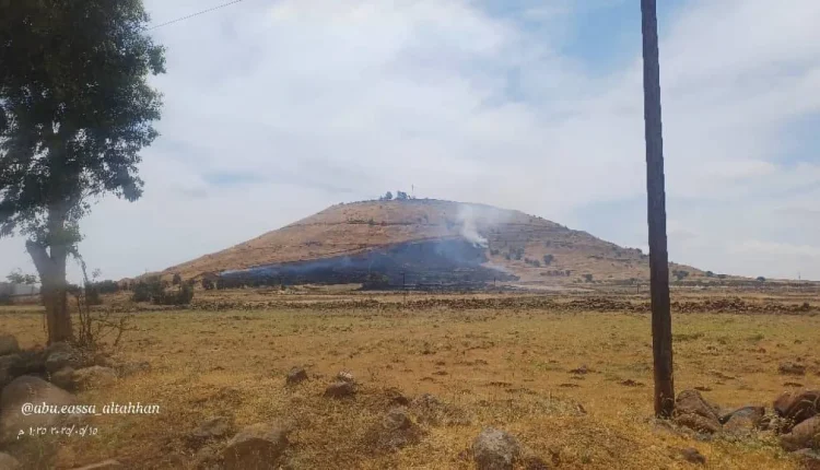 حرق الأراضي الزراعية