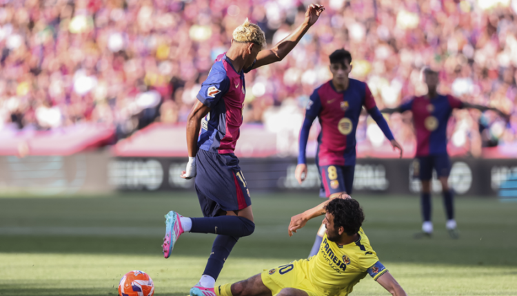 احتجاج في الليغا لاعبو الدوري الإسباني يهددون بالإضراب لمدة 15 ثانية بسبب نقل مباراة برشلونة وفياريال إلى ميامي