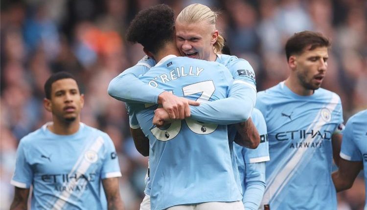 ثنائية هالاند تقود مانشستر سيتي للفوز على إيفرتون ضم الدوري الإنكليزي الممتاز
