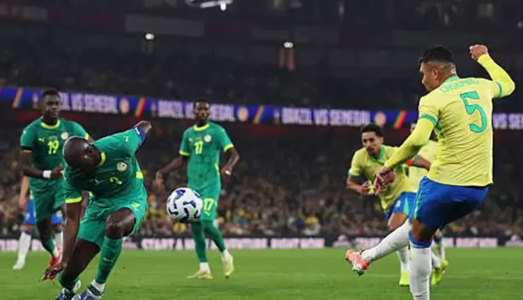 البرازيل تنهي عقدتها أمام السنغال عبر كاسميرو و إستيفاو مباراة ودية