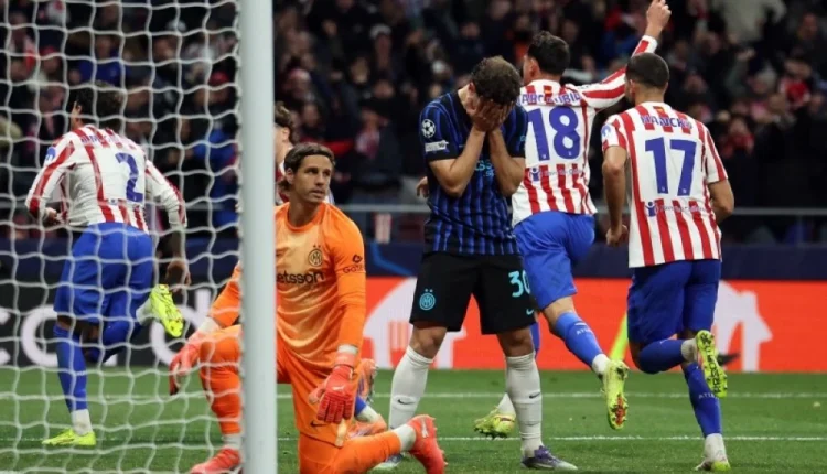 أتلتيكو مدريد يحقق فور قاتل على إنتر ميلان عبر خيمينيز دوري أبطال أوروبا