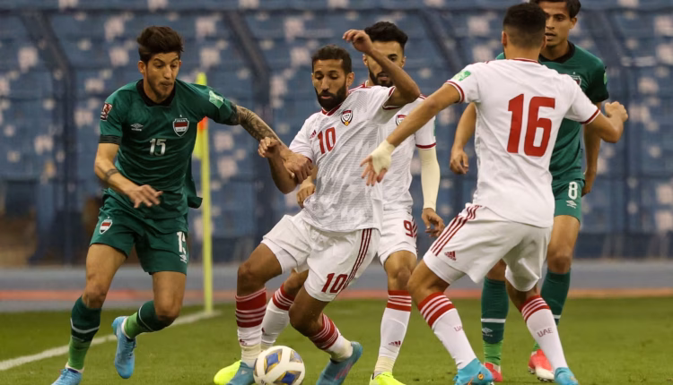 الإمارات والعراق في مباراة قوية الملحق الآسيوي تصفيات كأس العالم 2026