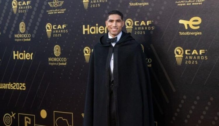 حكيمي يتوج بالكرة الذهبية الإفريقية 2025 على حساب محمد صلاح فيكتور أوسيمين