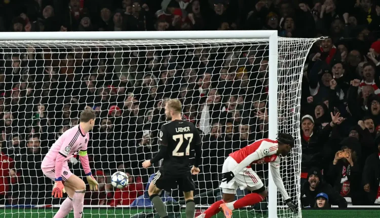 أرسنال يحقق فوزاً كبيراً على بايرن ميونيخ كسر سلسلة اللاهزيمة لبايرن دوري أبطال أوروبا