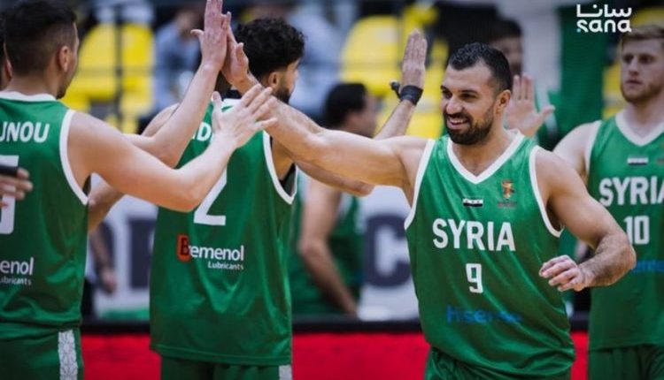 منتخب سوريا للرجال لكرة السلة في مهمة تصحيح الصورة أمام الأردن