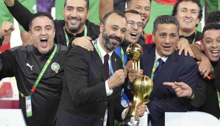 كأس العرب 2025 ممر شرفي مغربي و توتر أردني طارق السكتيوي