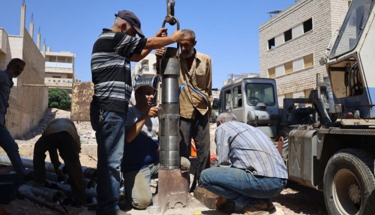 تأهيل 7 آبار استراتيجية بريف حماة اليونيسيف ريف حمص الشمالي