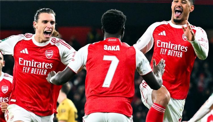 أرسنال يتجاوز كريستال بالاس و يتأهل لنصف نهائي كأس الرابطة غابرييل جيسوس
