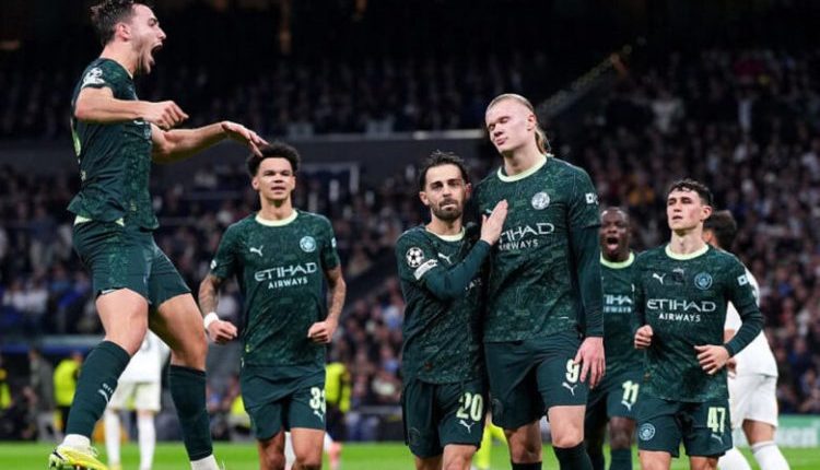 مانشستر سيتي يصفع ريال مدريد في البرنابيو بنتيجة 2-1 دوري أبطال أوروبا