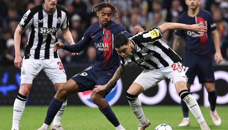 مواجهة نارية بين باريس سان جيرمان و نيوكاسل دوري أبطال أوروبا