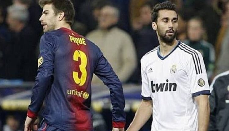 بيكيه يسخر من سقطة أربيلوا كأس ملك إسبانيا تشابي ألونسو