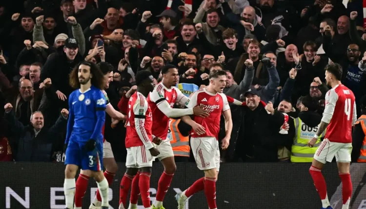 أرسنال يقتحم ستامفورد بريدج بثلاثية كأس رابطة المحترفين الإنكليزية كاراباو كاب