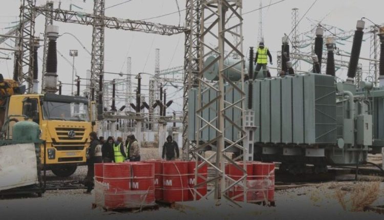 استعادة الربط الكهربائي لسد تشرين في سوريا محطة البابيري الجيش السوري