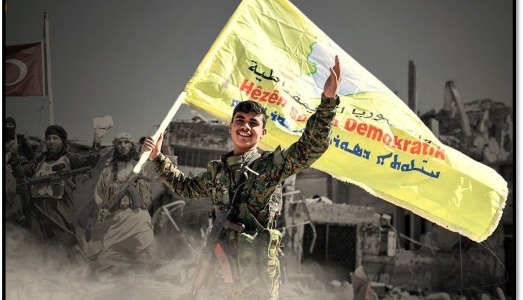 قوات سوريا الديمقراطية الإدارة الذاتية الكردية شمال شرق سوريا