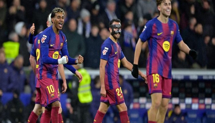 برشلونة يكتسح بلباو بخماسية ملعب الجوهرة كأس السوبر الإسباني رافينيا