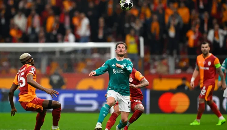 ليفربول ضد غلطة سراي ملعب أنفيلد دوري أبطال أوروبا محمد صلاح