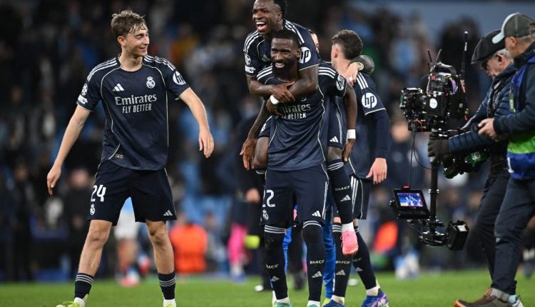 ريال مدريد في اختبار الثبات أمام أتلتيكو مدريد في البرنابيو كيليان مبابي فينسيوس جونيور