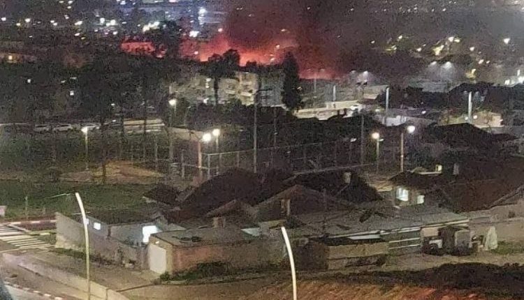 ديمونا صواريخ إيران ديمونة فلسطين المحتلة إسرائيل عراد