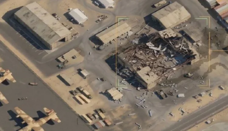 مقاتلة إيرانية شبكة "NBC" الأمريكية إن طائرة مقاتلة إيرانية من طراز "F-5" اخترقت الدفاعات الجوية وقصف قاعدة "كامب بوهرينغ" الأمريكية في الكويت