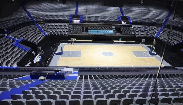 قمة سورية لبنانية ودية لكرة السلة في صالة ملعب الفيحاء بدمشق