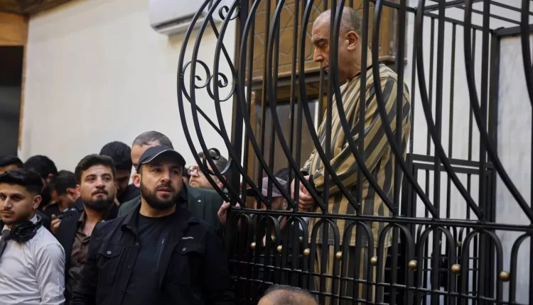 القصر العدلي في دمشق محاكمة عاطف نجيب، رئيس فرع الأمن السياسي السابق في درعا