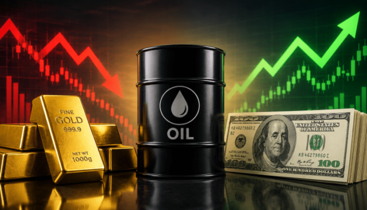 تراجع الذهب واستقرار الدولار وسط مخاوف تضخمية مضيق هرمز