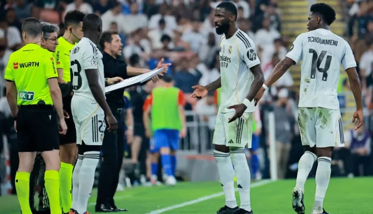 تفاصيل صفعة روديغر لزميله في ريال مدريد ألفاروا كاريراس