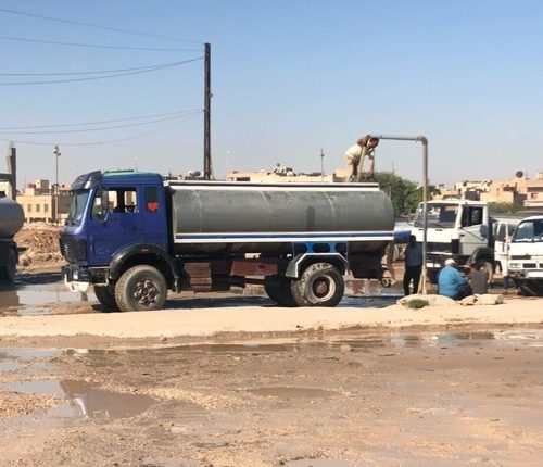 تسببت أزمة نقص المازوت الخدمي في توقف عدد كبير من مناهل المياه المخصصة لتعبئة الصهاريج في ريف الحسكة عن العمل خلال الأيام الماضية