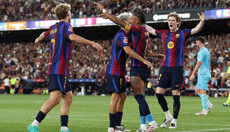 موعد مباراة برشلونة ورايو فاليكانو اليوم الإثنين في الدوري الإسباني 2026/2027، والقنوات الناقلة والمعلق، وموقف مشاركة حمزة عبد الكريم.