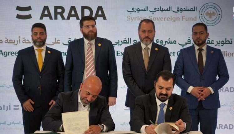 مشروع «دمشق الجديدة» غرب دمشق على مساحة 4 ملايين متر مربع وبقيمة 7 مليارات دولار، مع مبادرة سكنية لقاطني المخيمات ومن دُمرت منازلهم.