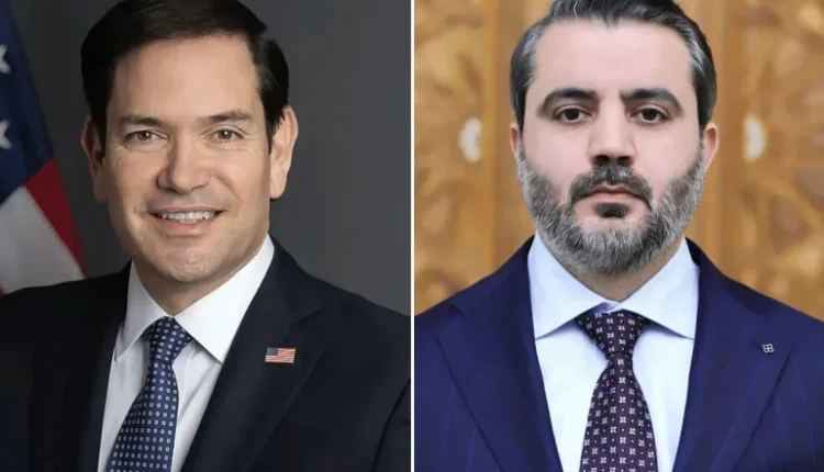 بحث وزير الخارجية السوري أسعد الشيباني، خلال اتصال هاتفي مع نظيره الأمريكي ماركو روبيو، العلاقات الثنائية بين سوريا والولايات المتحدة